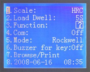 Verificador alto RH-450H da dureza de Digitas Rockwell do quadro