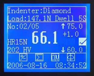 Verificador superficial RH-550H da dureza de Digitas Rockwell do quadro alto