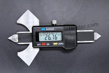 Ferramentas de medição da precisão grande do calibre da soldadura de Digitas da exposição do LCD
