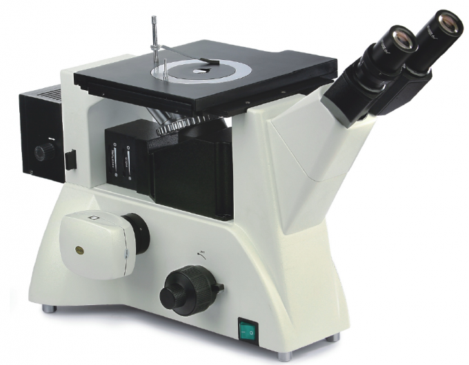 Sistema invertido da observação da polarização do microscópio metalúrgico para campo brilhante/escuro