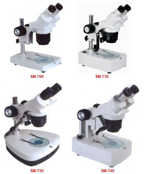 Microscópio do estéreo do zumbido SM-700/730/740/750